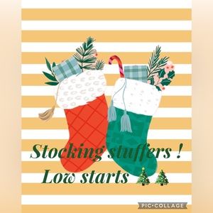 Live show Listing -Stocking Stuffers! Low starts 🎄